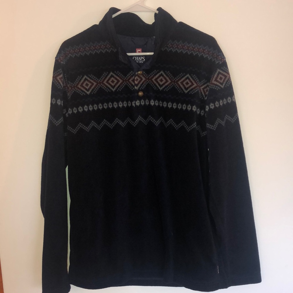 Men’s Fleece Medium Chaps Sweater